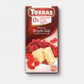 White chocolate with goji berries, Torras, 75 g White chocolate with goji berries, Torras, 75 g
