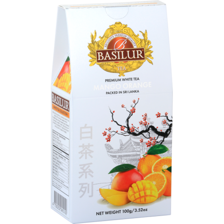 Basilur Baltā tēja Mango & Apelsīns 100g