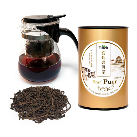 Royal loose large leaf Puer tea - Royal Puer (Shou) tea, 120g GF