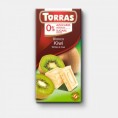 Baltā šokolāde ar kivi, Torras, 75 g