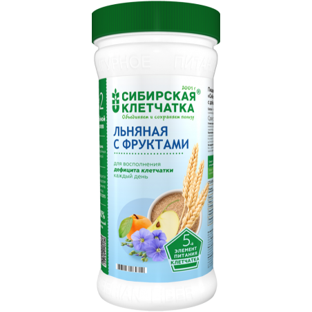 "Siberian fiber" Flaxseed with fruits 280g