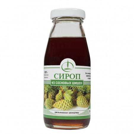 Emelyanovskaya Biofabrika Pine cone syrup 250g glass jar