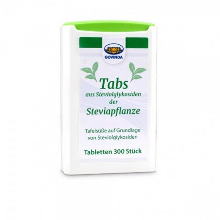 Stēvijas tabletes ar dozatoru 300tab Govinda