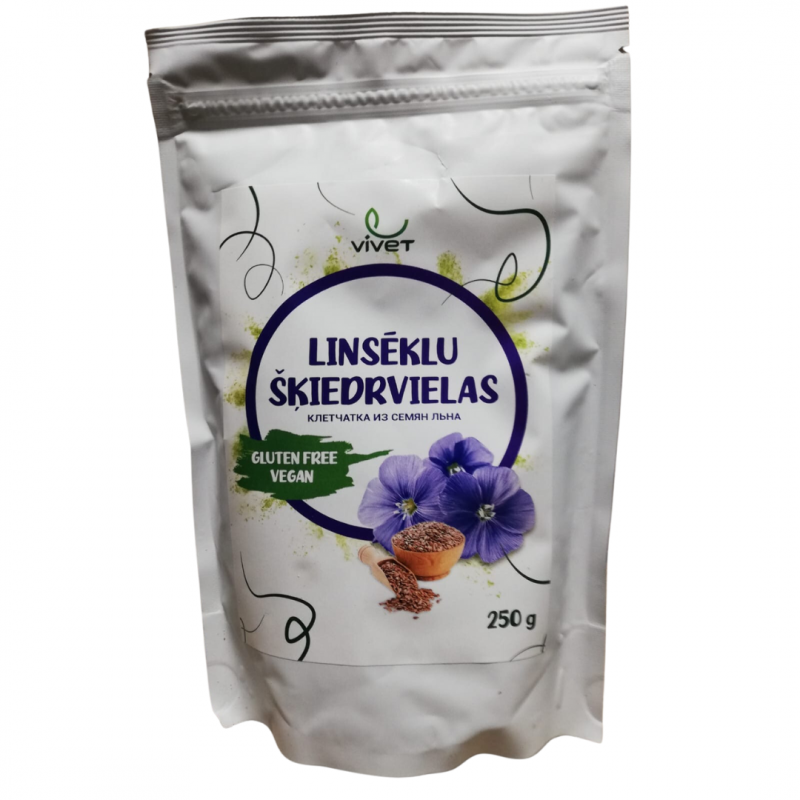 Linsēklu milti 250g Vivet