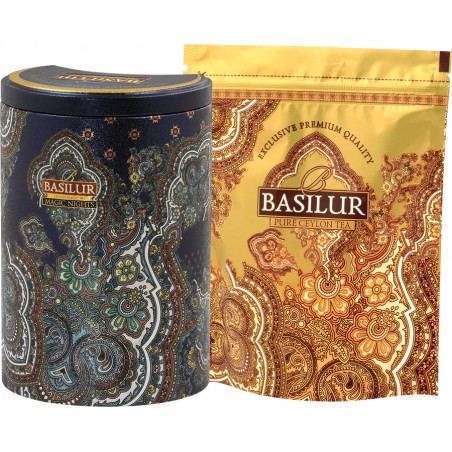 Чёрный чай ORIENTAL Magic Nights Basilur 100g метал. упаковка