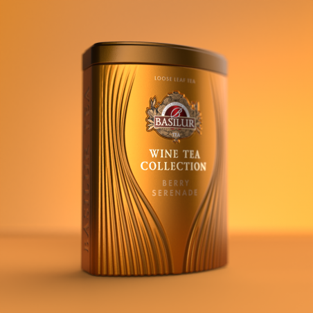 Чёрный чай WINE TEA BERRY SERENADE 75г метал.банка Basilur