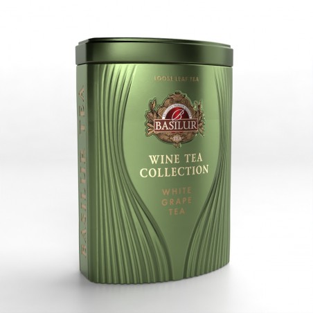 Green Tea WINE TEA FROSTED WINE 75g metal tin Basilur