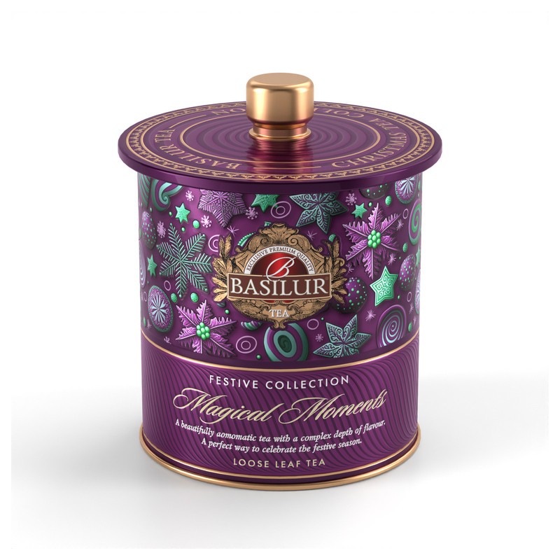 Melnā Tēja Festive Collection MAGICAL MOMENTS 75g metal Basilur Melnā Tēja Festive Collection MAGICAL MOMENTS 75g metal Basilur