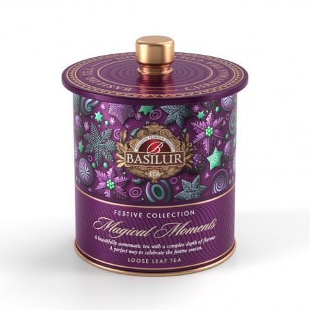 Чёрный чай Festive Collection MAGICAL MOMENTS 75g metal Basilur