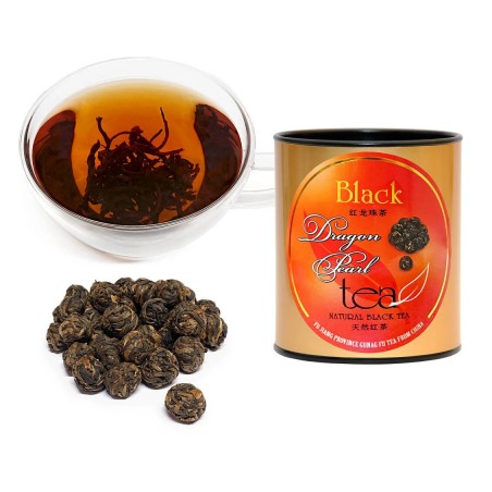 DRAGON PEARL Ekskluzīva Ķīnas Melnā tēja „Pūķa pērle”, 100g