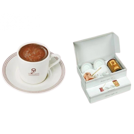 Комплект для приготовления Турецкого кофе (джезва, чашки с блюдцем, кофе) Mehmet Efendi
