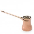 Copper Cezve Turkish Coffee Pot C1G for 1 cup (silver lining) SOY Copper Cezve Turkish Coffee Pot C1G for 1 cup (silver lining) SOY