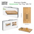 Samadoyo Premium Gongfu bambusa tējas paplāte Samadoyo Premium Gongfu bambusa tējas paplāte