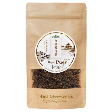 Royal loose large leaf Shou Puer tea, 100g doy pack GF
