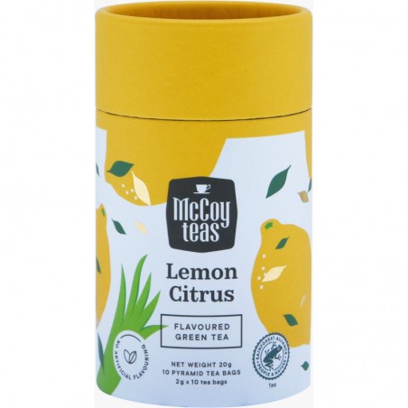MCCOY TEAS Lemon Citrus green tea 2gx10 pyramid