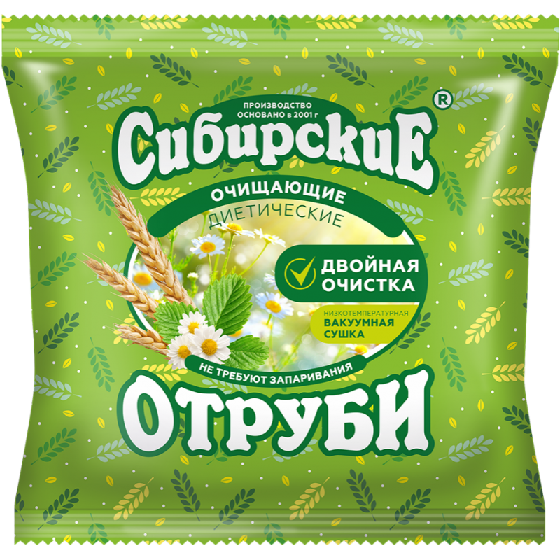 Siberian fiber bran wheat cleansing 200 g
