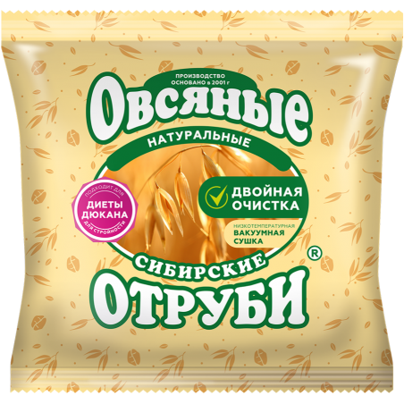 Bran Siberian Fiber Natural OAT, 200g