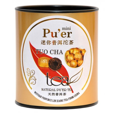 Tea mini Puer TUO-CHA (Shou) A, 100 g paper tube GF