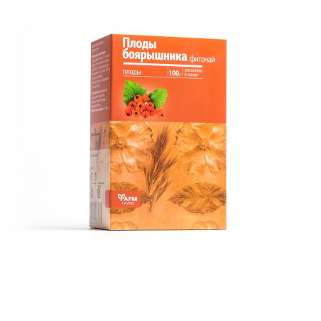 Hawthorn fruits (herbal tea), loose 100 g FarmGrupp Plody Boyarishnika Best before November