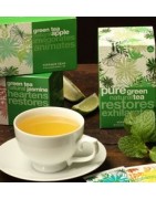 Green tea in tea bags